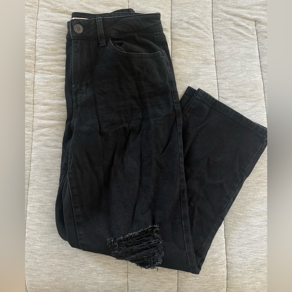 High-rise Straight Jeans